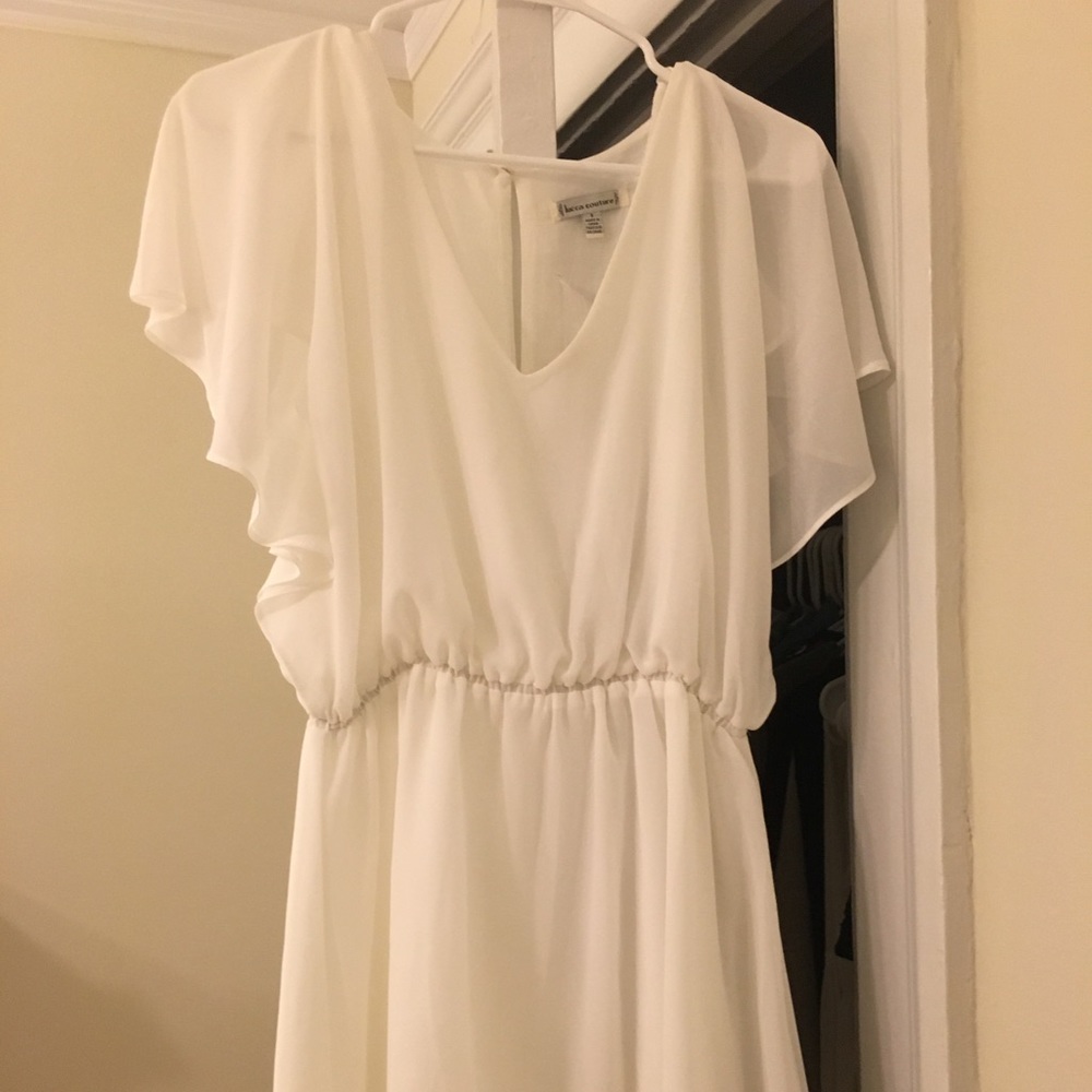 Lucca Couture white flowy dress